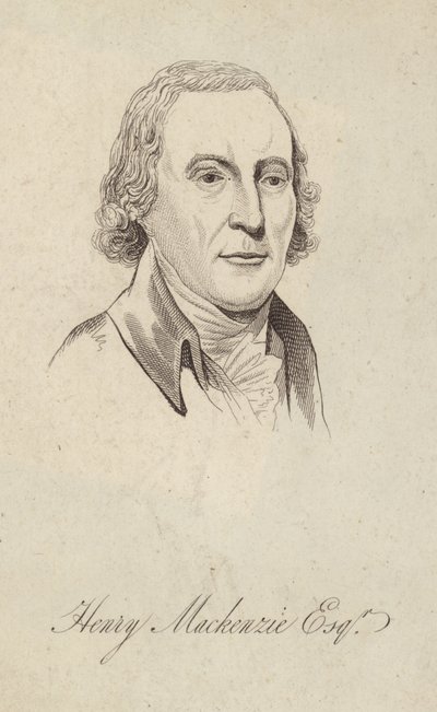 Henry Mackenzie , skotský právník a romanopisec od English School