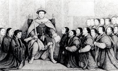 Jindřich VIII. udělil listinu holičům od English School