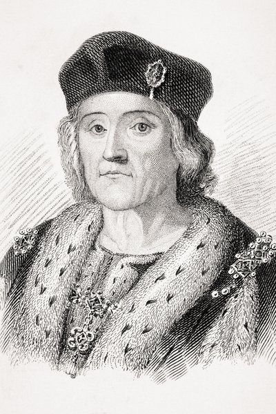 Anglický Jindřich VII., ilustrace z knihy „Stará Anglie