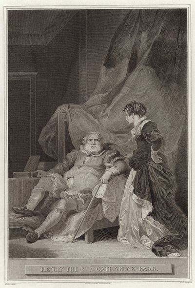 Henry 8. a Catharine Parr od English School