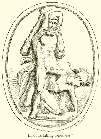 Herkules zabíjí Dioméda od English School