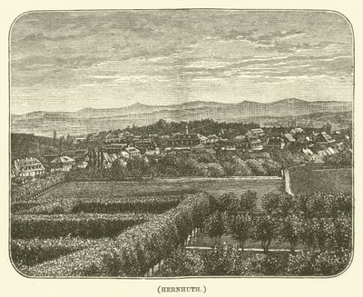 Hernhuth (rytina) od English School