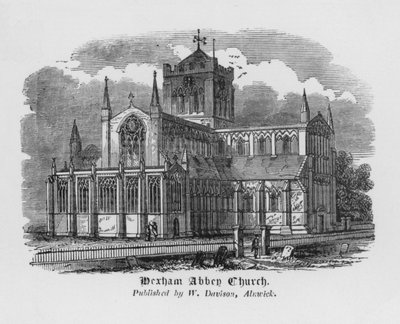 Kostel Hexham Abbey Church od English School