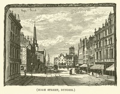 High Street, Dundee (rytina) od English School