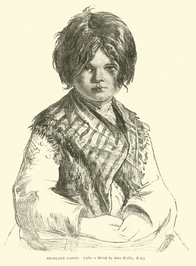 Highland Lassie od English School