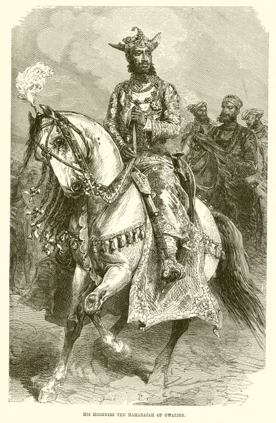 Jeho Výsost maharadžah z Gwalioru od English School