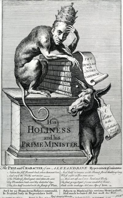 Jeho Svatost a jeho ministerský předseda, 1729 od English School