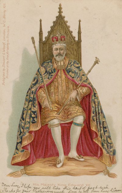 Jeho Veličenstvo král Edward VII od English School