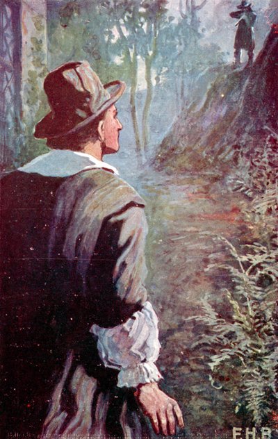 "Sein Gewehr war voll auf mich gerichtet" (Farblitho) von English School