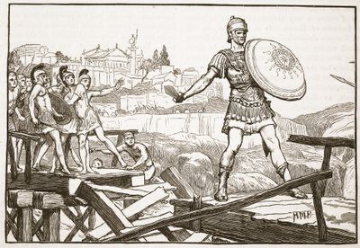 Horatius Cocles bránící Most od English School