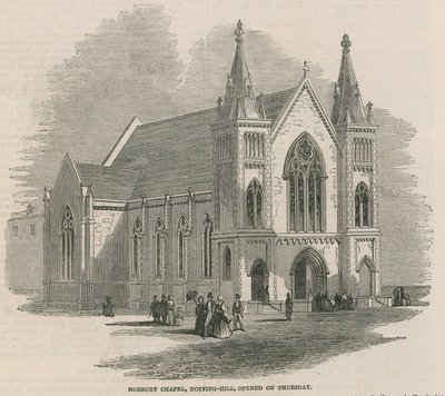 Horbury Chapel, Notting Hill, Londýn od English School