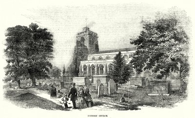 Hornsey Church (rytina) od English School