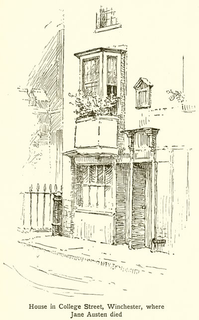 Dům v College Street, Winchester, kde zemřela Jane Austenová od English School