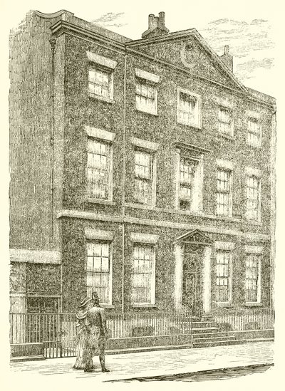 Dům v Rodney Street, Liverpool, kde se narodil pan Gladstone od English School