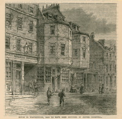 Dům ve Westminsteru prý obýval Oliver Cromwell od English School