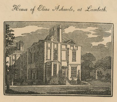 Dům Eliase Ashmole v Lambeth od English School