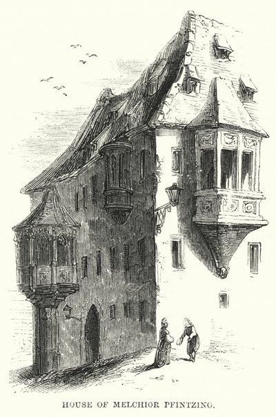 Dům Melchiora Pfintzinga (rytina) od English School