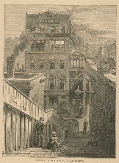 Domy v Waterloo Road, 1876 od English School