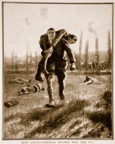 Jak svobodník Holmes získal V.C., 1914-19 od English School