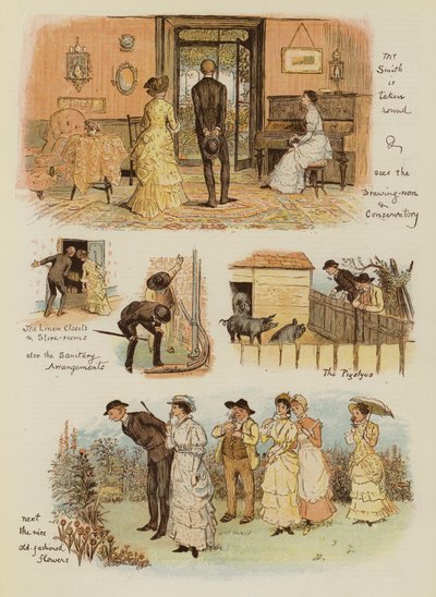Jak Tankerville Smith vzal venkovský dům (chromolitho) od English School