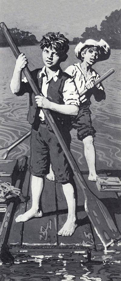 Huckleberry Finn a Tom Sawyer od English School