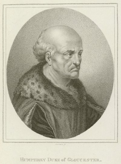 Humphrey, vévoda z Gloucesteru (rytina) od English School