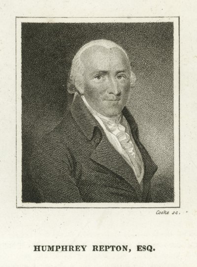 Humphrey Repton (rytina) od English School
