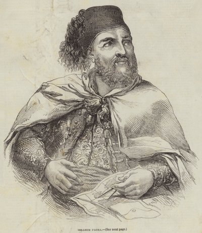 Ibrahim Pacha (rytina) od English School