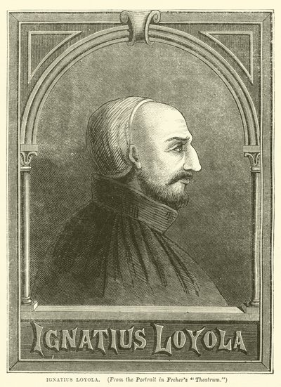 Ignatius Loyola (rytina) od English School