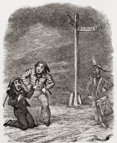 Ilustrace podle George Cruikshanka k básni 