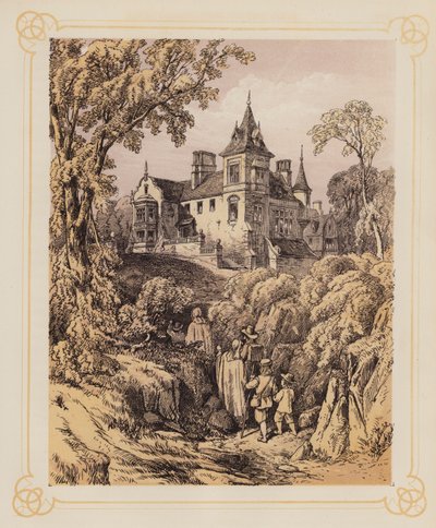 Ilustrace k Bunyanově knize Pokrok poutníka (litografie) od English School