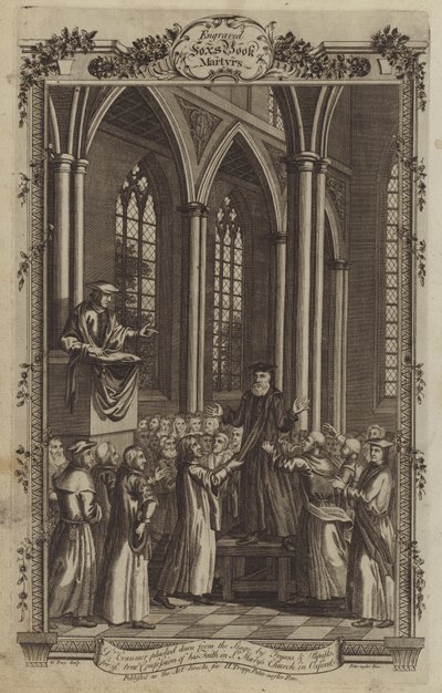 Ilustrace k Foxově knize mučedníků od English School