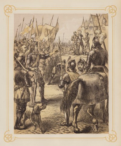 Ilustrace ke knize Johna Bunyana Svatá válka (litografie) od English School