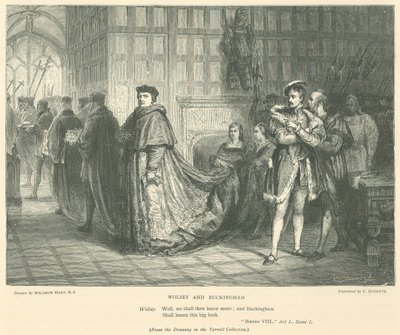 Ilustrace pro krále Jindřicha VIII od English School