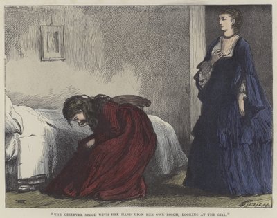 Ilustrace pro Little Dorrit (barevná rytina) od English School