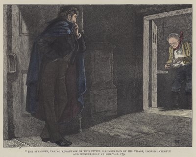 Ilustrace pro Little Dorrit (barevná rytina) od English School
