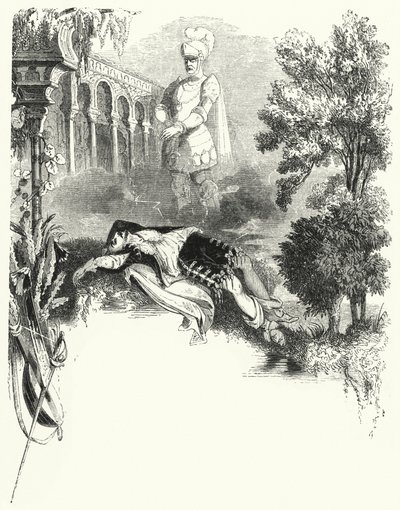Ilustrace k Mozartově opeře Don Giovanni (rytina) od English School