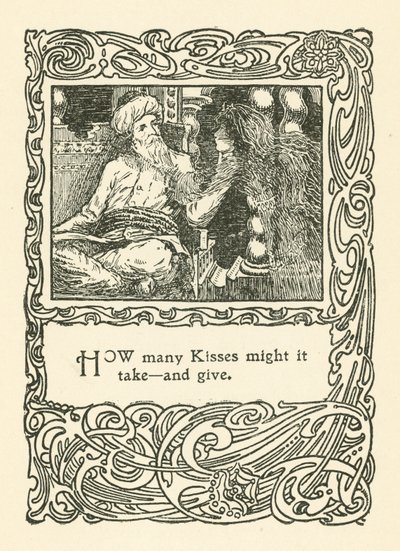 Ilustrace pro Rubaiyat of Omar Khayyam (litho) od English School