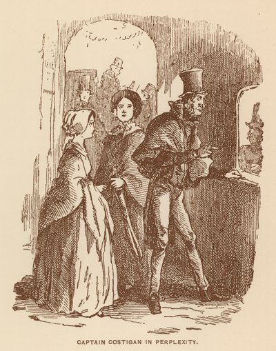 Ilustrace k Thackerayově knize The History of Pendennis (litografie) od English School