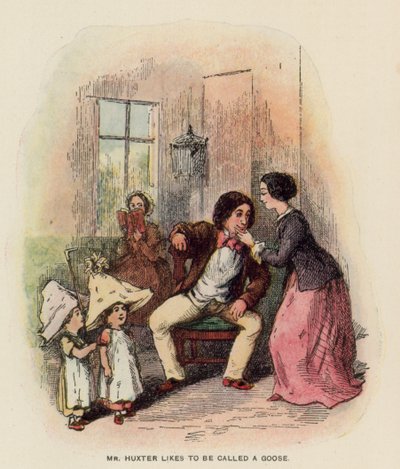 Ilustrace k The History of Pendennis od Thackeraye od English School