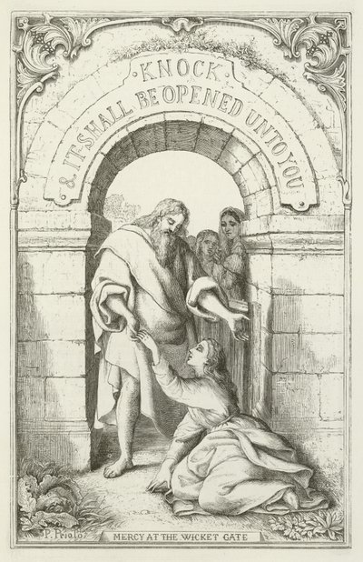 Ilustrace pro The Pilgrims Progress od Johna Bunyana od English School
