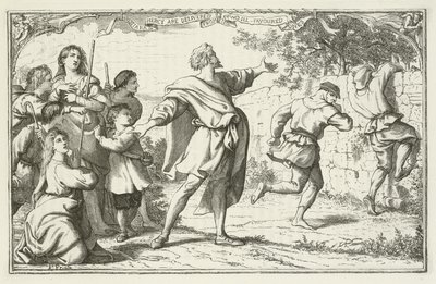 Ilustrace pro The Pilgrims Progress od Johna Bunyana od English School