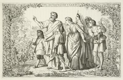 Ilustrace pro The Pilgrims Progress od Johna Bunyana od English School