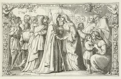 Ilustrace pro The Pilgrims Progress od Johna Bunyana od English School