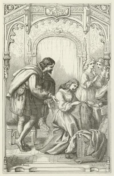 Ilustrace pro The Pilgrims Progress od Johna Bunyana od English School