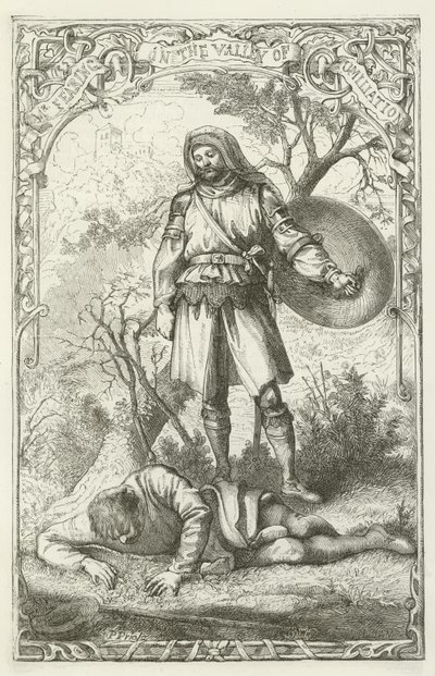 Ilustrace pro The Pilgrims Progress od Johna Bunyana od English School