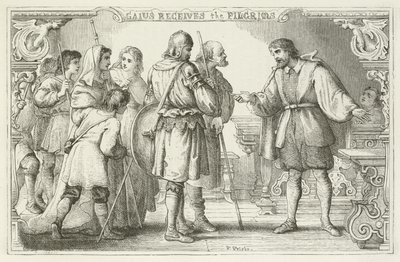 Ilustrace pro The Pilgrims Progress od Johna Bunyana od English School