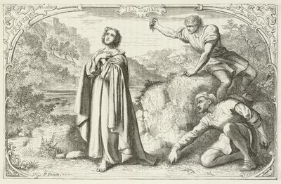 Ilustrace pro The Pilgrims Progress od Johna Bunyana od English School