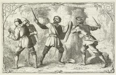 Ilustrace pro The Pilgrims Progress od Johna Bunyana od English School
