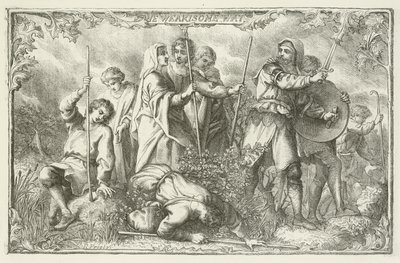 Ilustrace pro The Pilgrims Progress od Johna Bunyana od English School